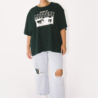 Oxford Mom Jeans Mid Wash Denim Curve