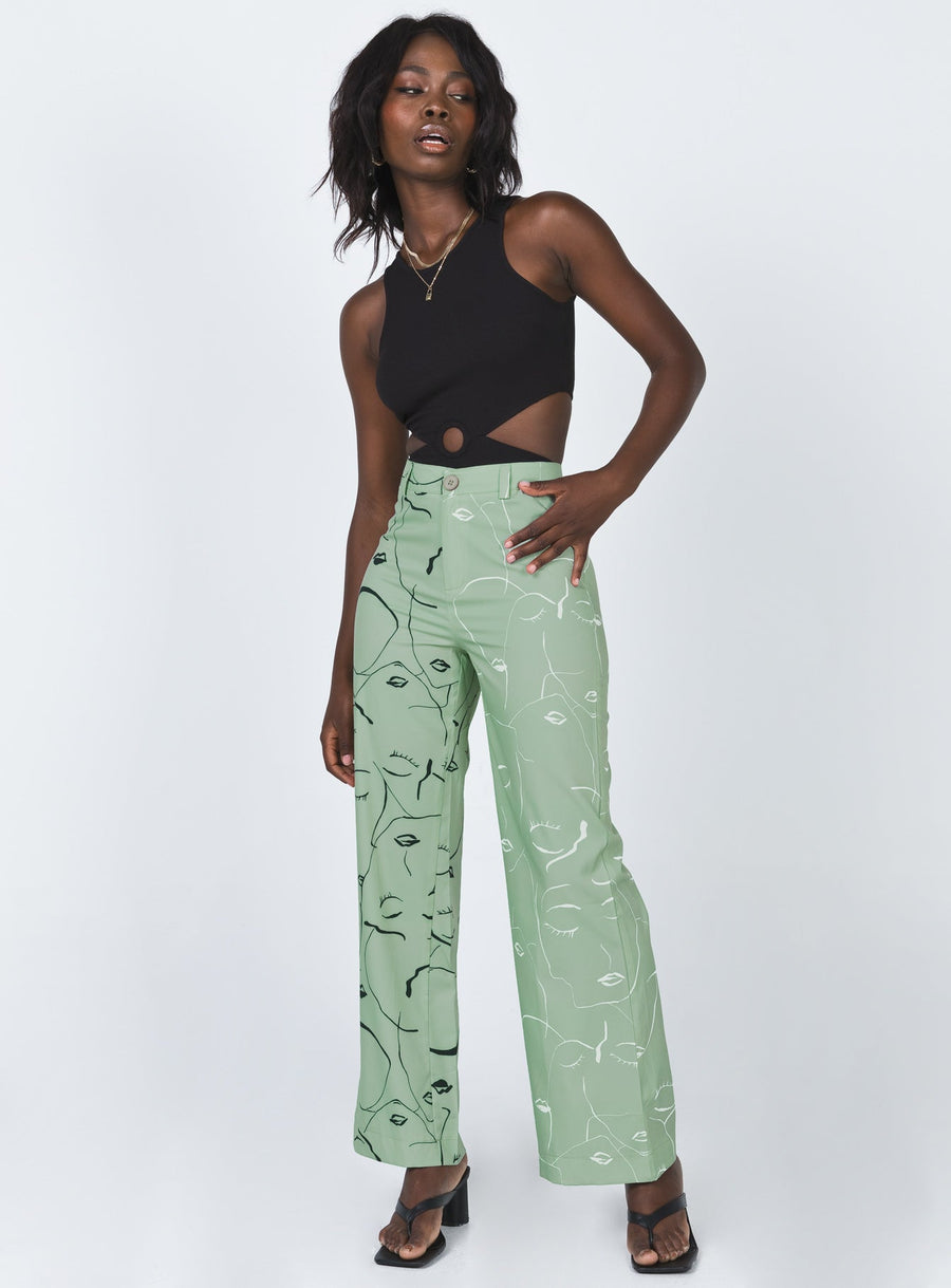 Face It Pants Green