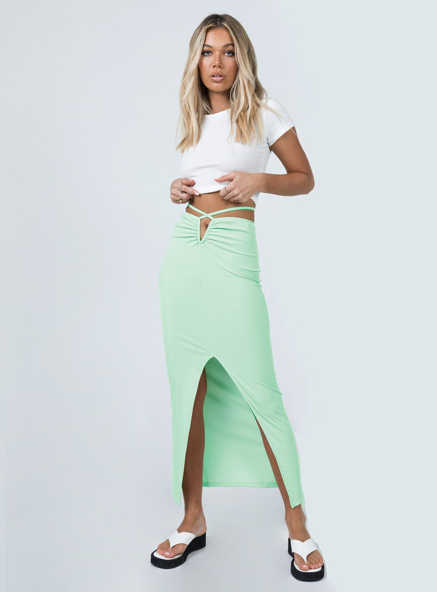 True Intentions Maxi Skirt Sage