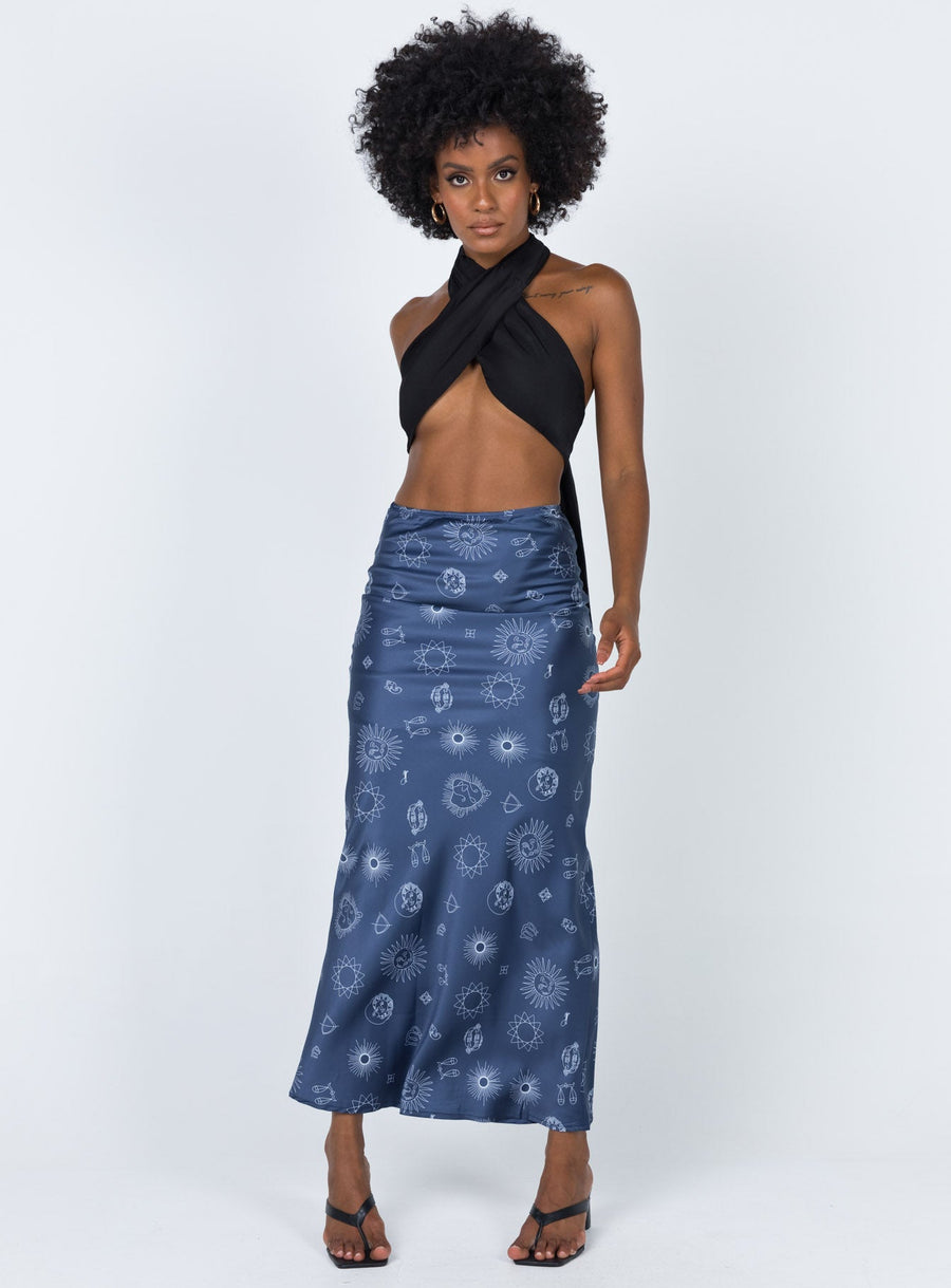 Miller Midi Skirt Blue
