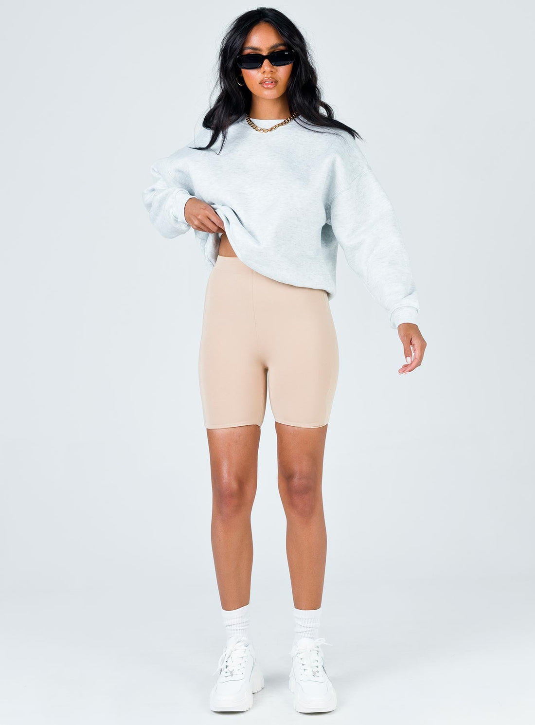 Biker Short Beige
