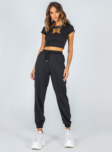 Nero Sweat Pants Black