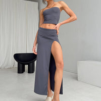 Lowell Maxi Skirt Grey