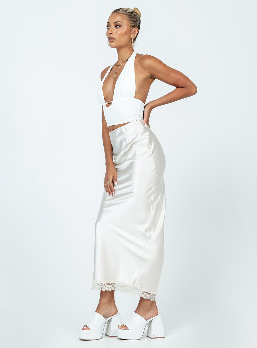 Kamden Midi Skirt Cream