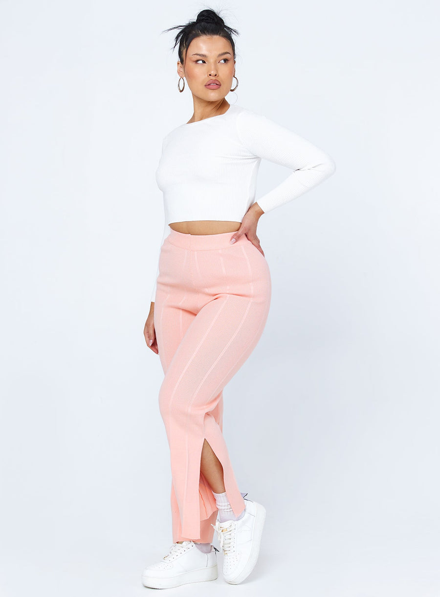 Philipa Knit Pants Pink