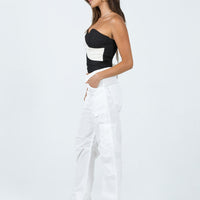 Miami Vice Swish Pant Ghost White