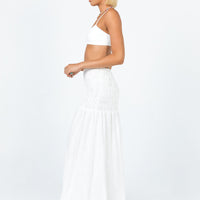 Porto Maxi Skirt White