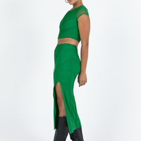 Erika Midi Skirt Green