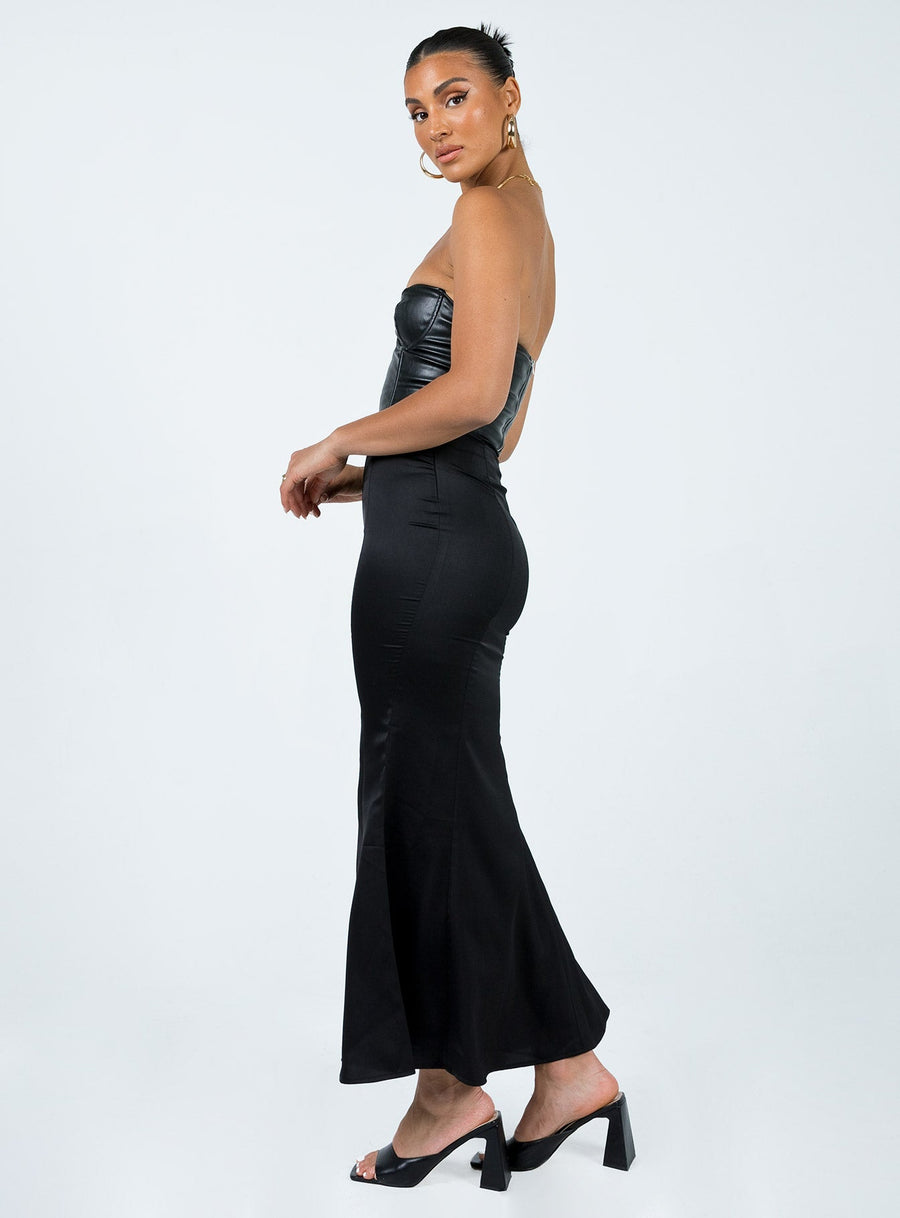 Otter Maxi Skirt Black