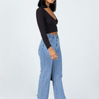 Damika Wide Leg Denim Jeans