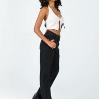 Harrow Straight Leg Denim Jeans Black