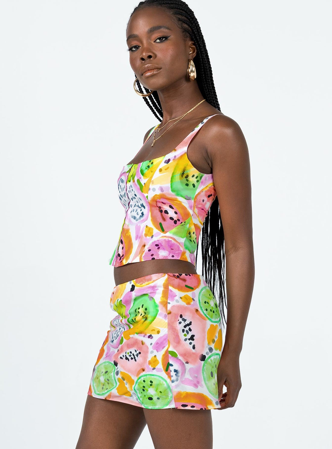 Pinacolada Mini Skirt Multi