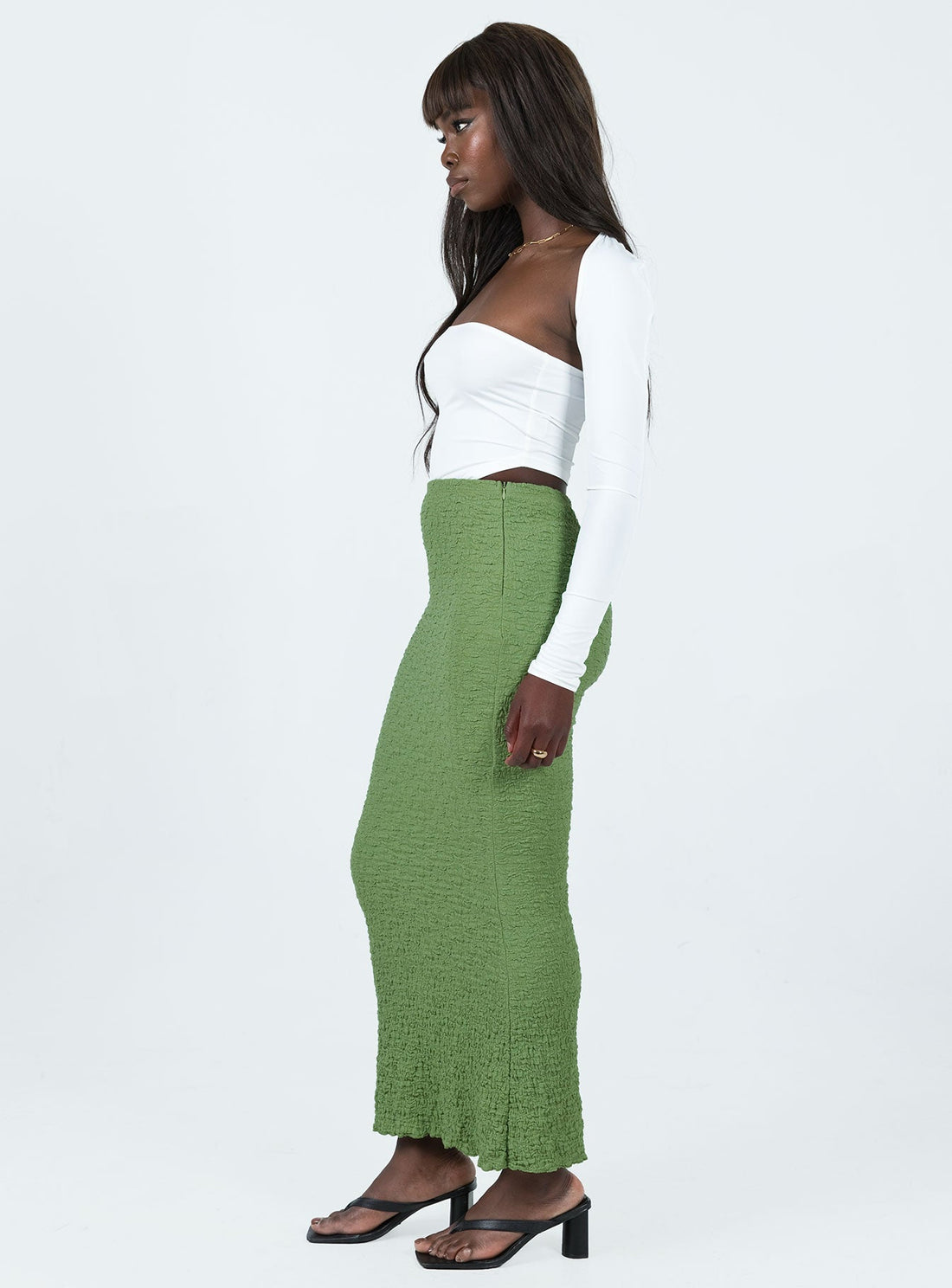 Rubes Midi Skirt Green