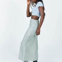Cheriee Maxi Skirt Green