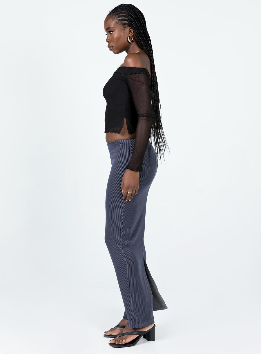 Salte Maxi Skirt Slate