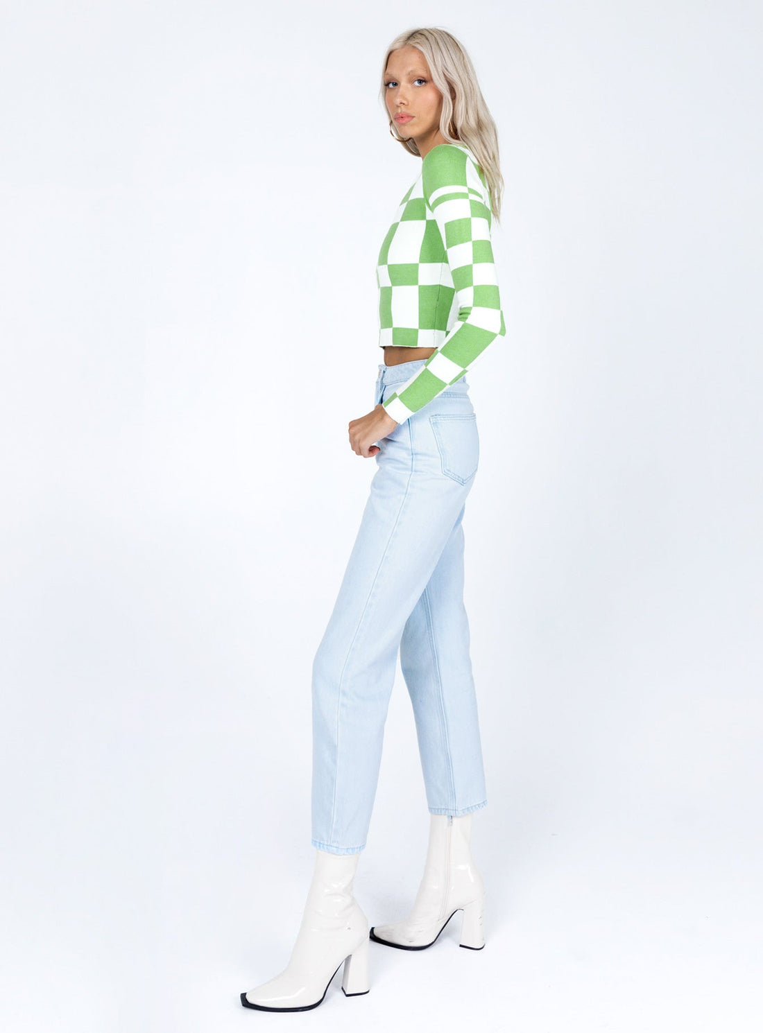 Palermo Straight Leg Light Wash Denim Jeans