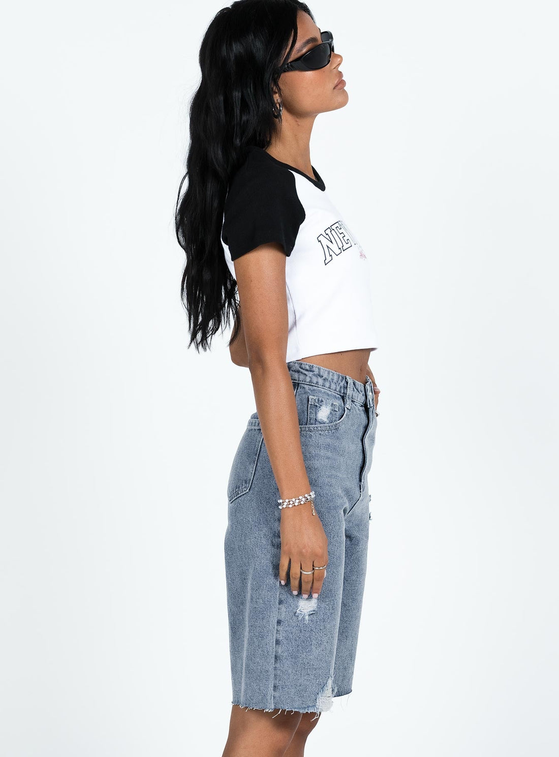 Lexfield Denim Shorts Light Wash