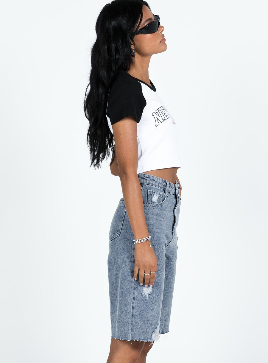 Lexfield Denim Shorts Light Wash