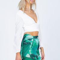 Edina Mini Skirt Green