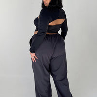 Snow Parachute Pants Slate Curve