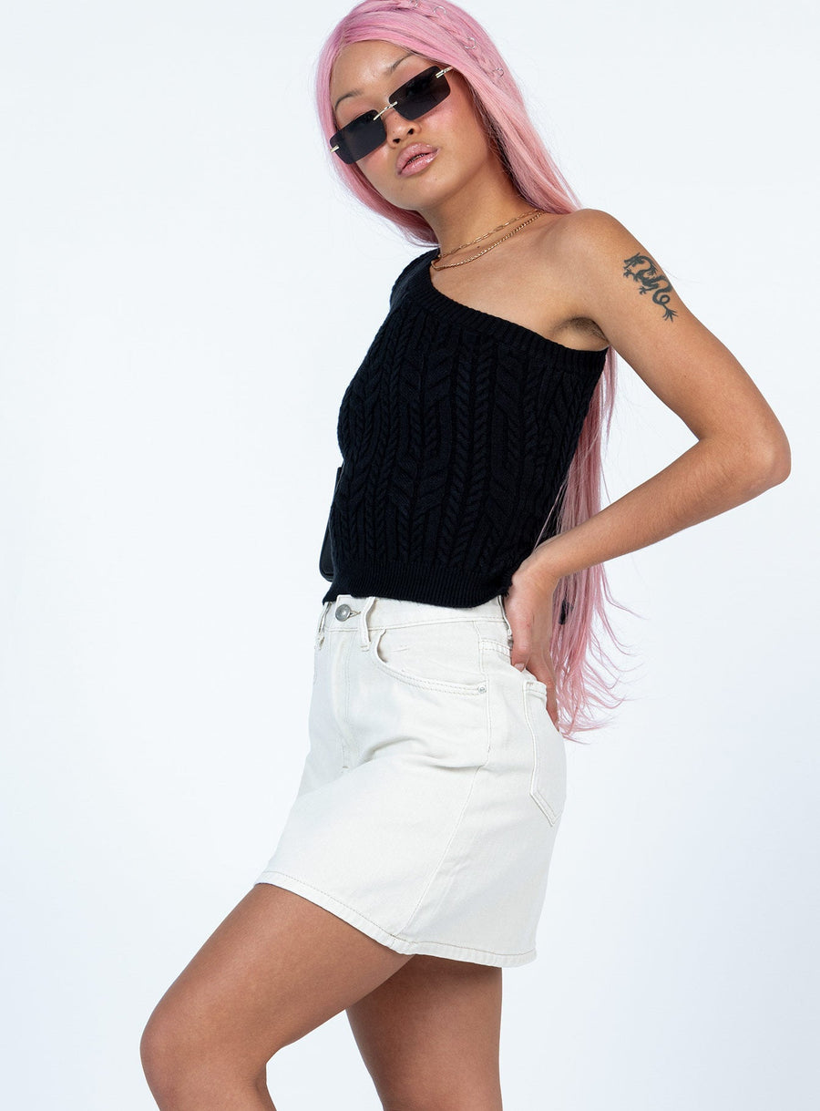 Edyn Mini Skirt White