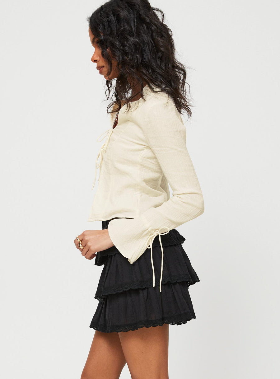 Sound Check Mini Skirt Black