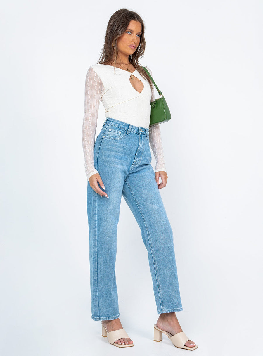 Feilding Wide Leg Denim Jeans
