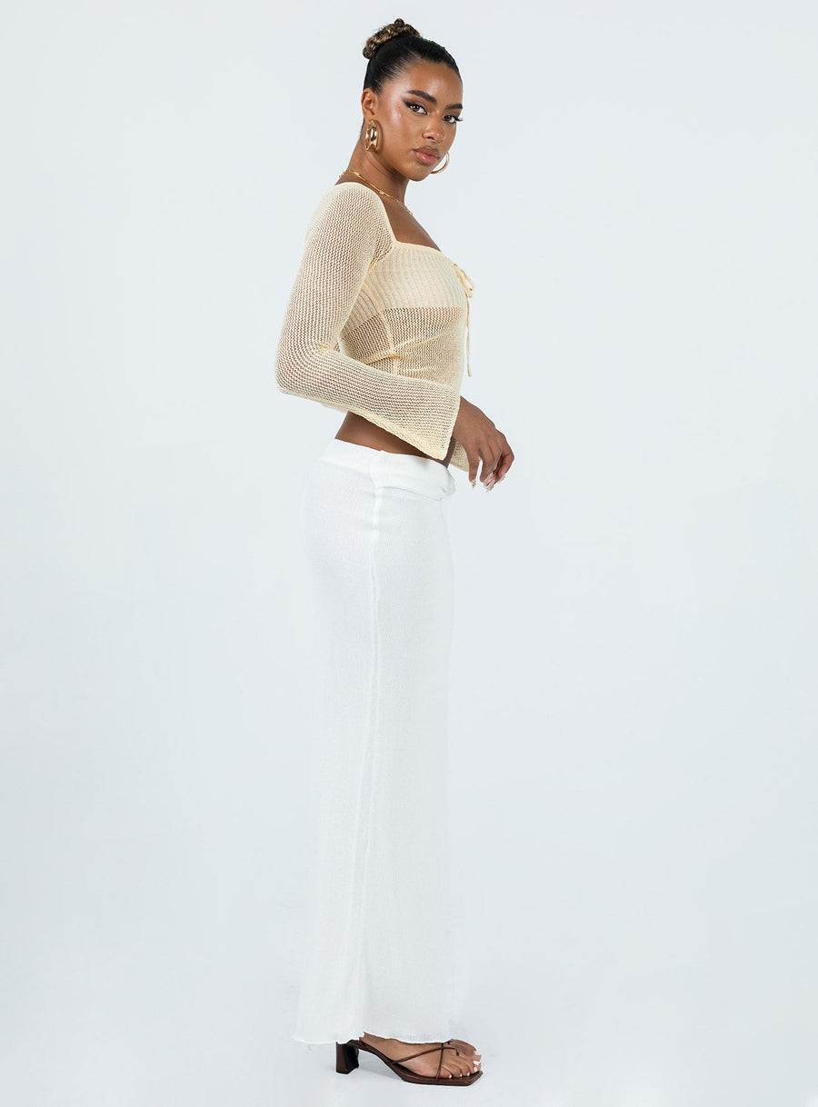 Berkshire Maxi Skirt White