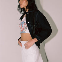 Buddy Mini Skirt White