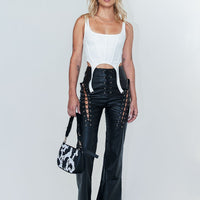 Harvey PU Pants Black