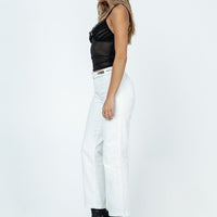 Dava Low Rise Pants White