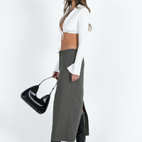 Mistry Midi Skirt Slate