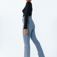 Mish High Rise Flare Jean Denim