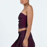 Motel Zabini Skirt Burgundy