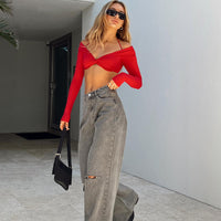 Dami Wide Leg Jeans Black