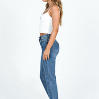 Marsher Slouch Jeans Mid Wash Denim