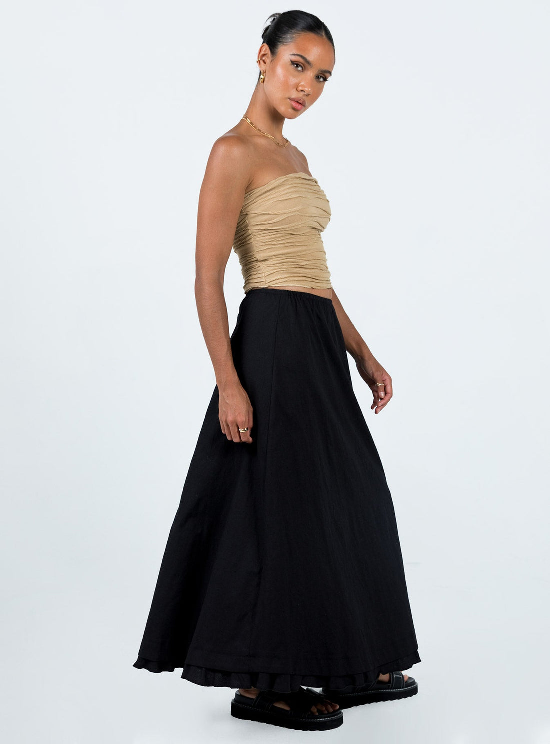 Empress Of Love Maxi Skirt Black