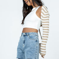 Spencer Mid Wash Denim Shorts Denim