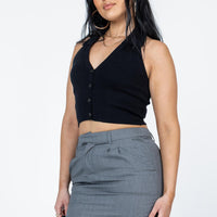 Lillian Mini Skirt Grey