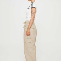 Isadore Cargo Pants Beige