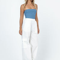 Lista Elastic Pocket Pants White
