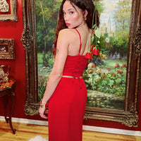 Orianne Maxi Skirt Red