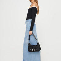 Markanna Denim Midi Skirt Light Wash