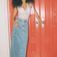 McGuane Denim Midi Skirt