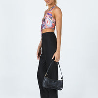 Jhene Satin Pants Black
