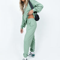 Club Basic Trackpants Sage