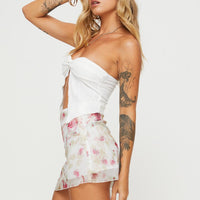 Moreau Mini Skirt Pink/white