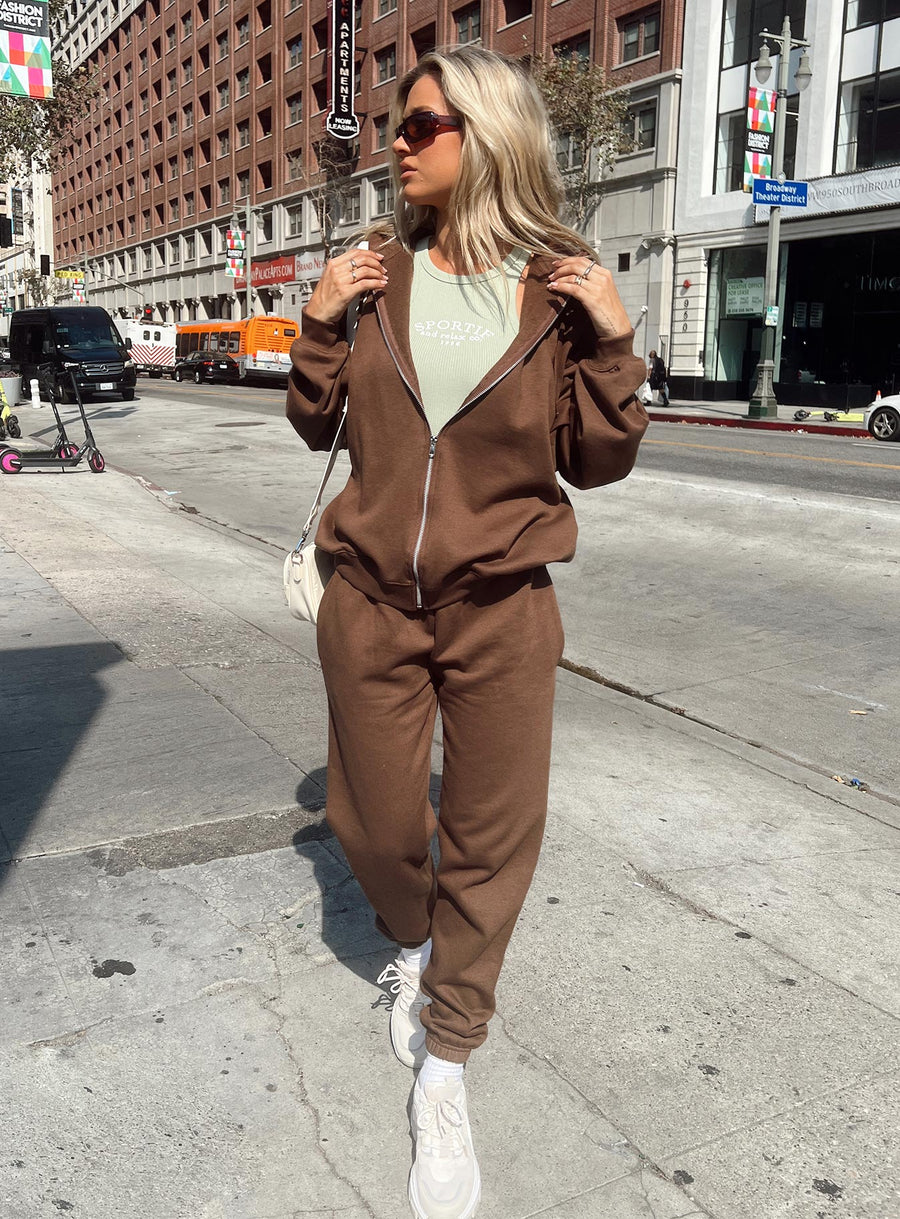 Renna Track Pants Brown
