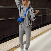 Renna Track Pants Charcoal