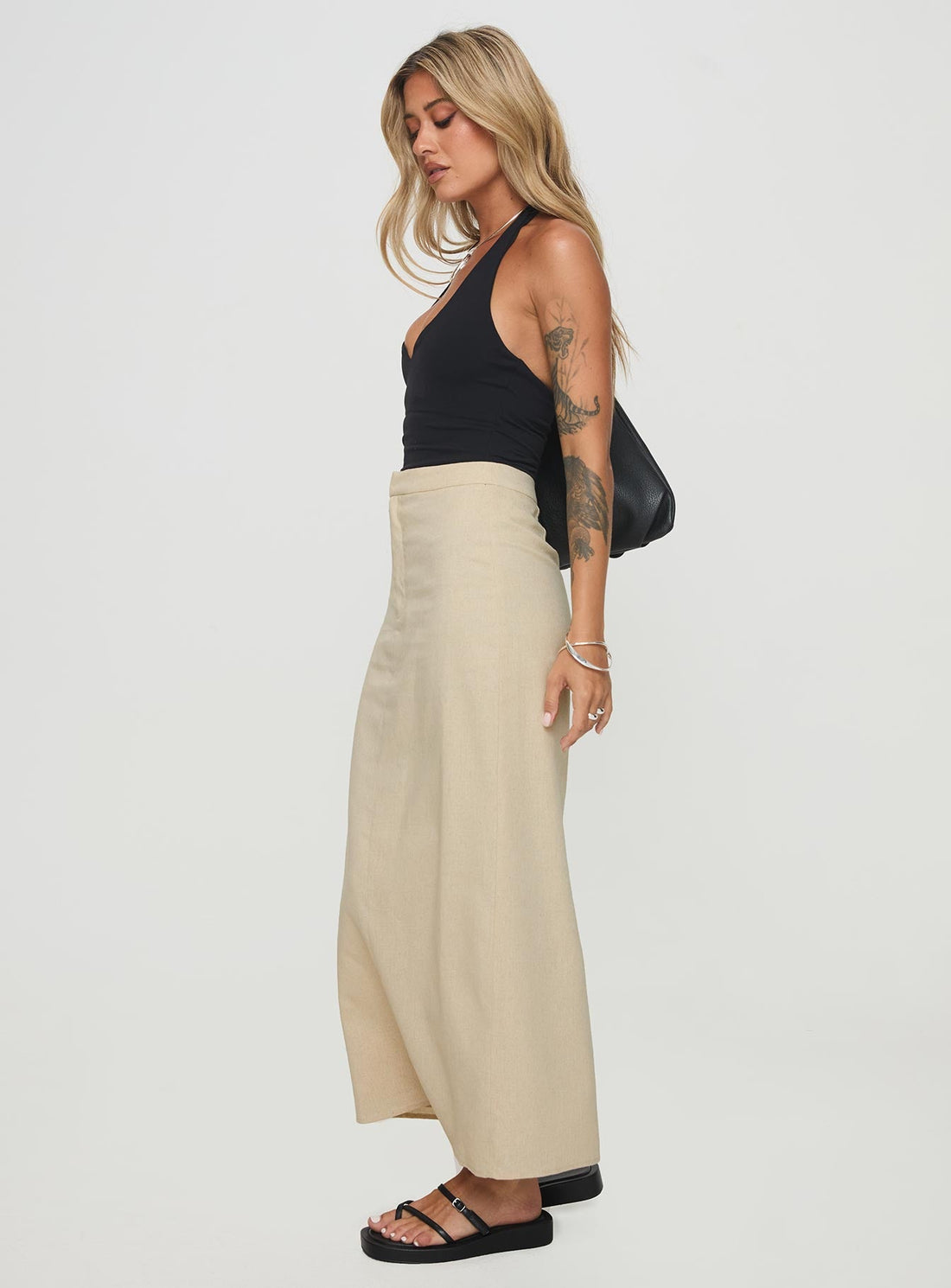 Romeria Maxi Skirt Beige